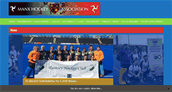 Desktop Screenshot of manxhockey.org