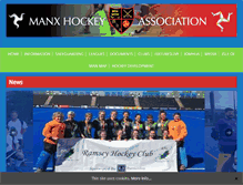 Tablet Screenshot of manxhockey.org